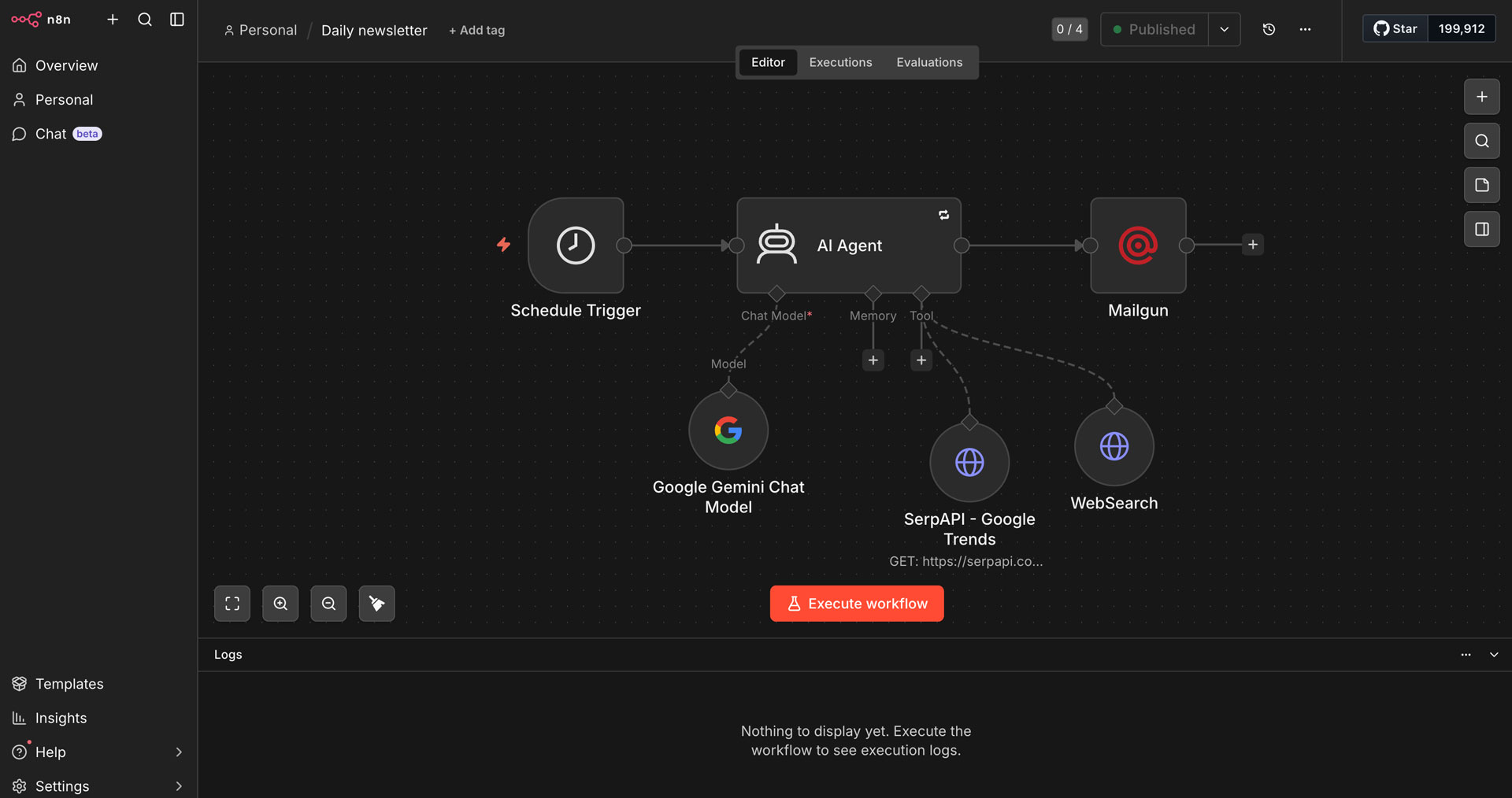 Daily AI Newsletter with N8N: How I Use Google Trends and LLMs to Stay Informed